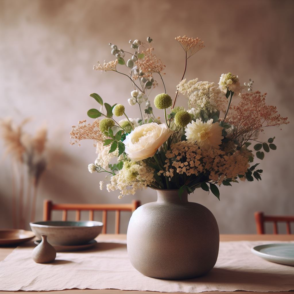 Arranjo de flores para mesa simples valor delivery