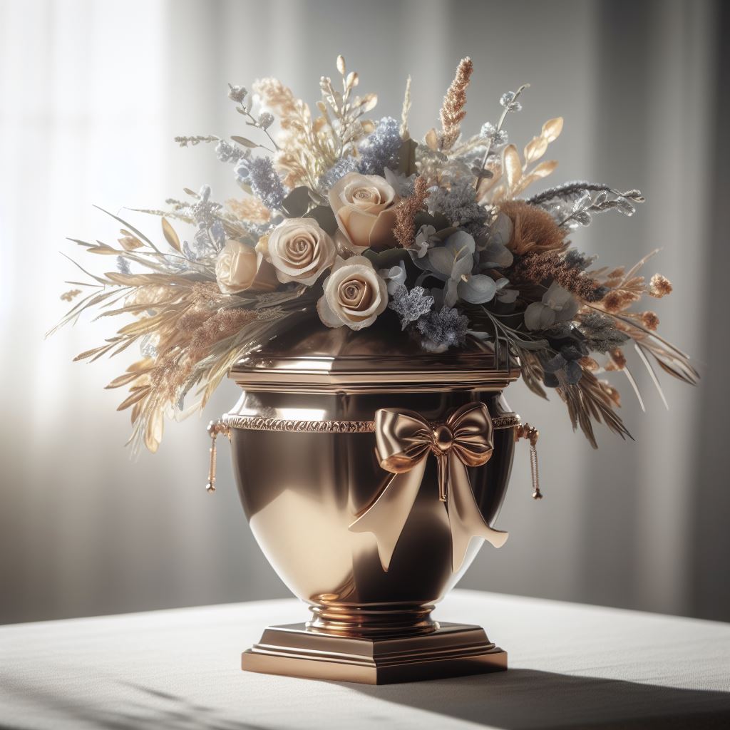 onde comprar Arranjo urnas com flores simples