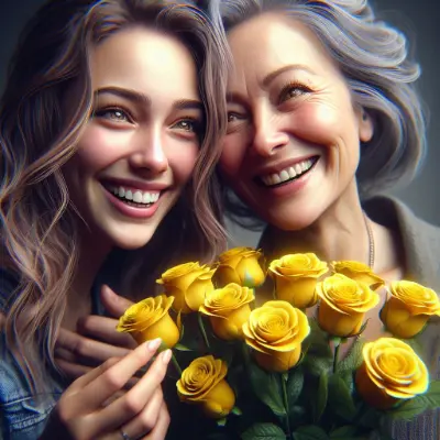 presentear rosas amarelas