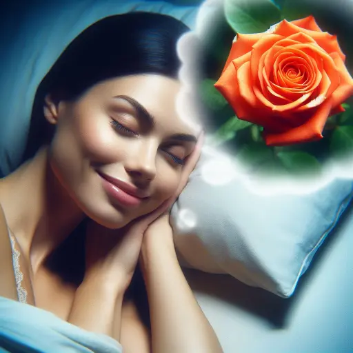 simbolismo sonho rosas laranjas