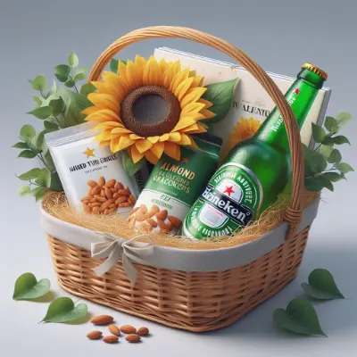 cesta de cerveja presente homem aniversario