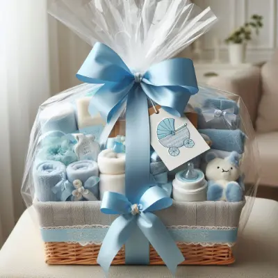 cesta de flores personalizada para recem nascidos