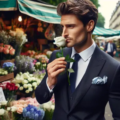 dar buques flores homens
