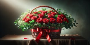 cesta de flores perto de mim entrega