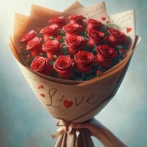 entrega buque de rosa vermelha floricultura
