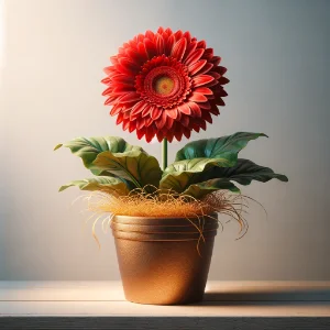 gerbera flor para agradecer