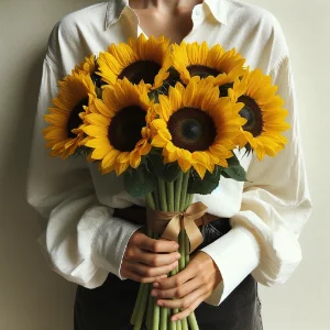 girassois flores para dizer obrigado