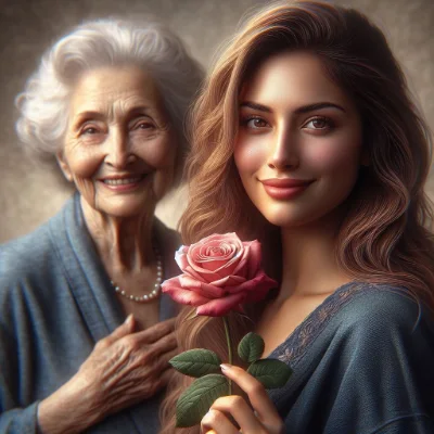 rosa flor para maes
