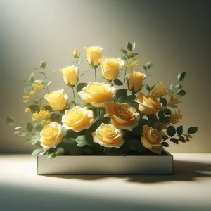 rosas amarelas para demonstrar gratidao