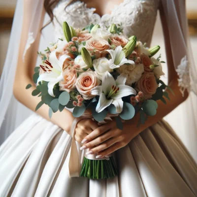 buque de flores para casamento civil classico