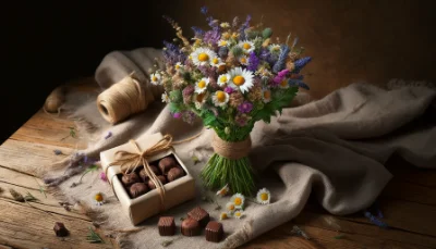 floricultura comprar buque flor com chocolate